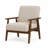 Bridgeview Mid Century Upholstered Accent Chair-1404171778