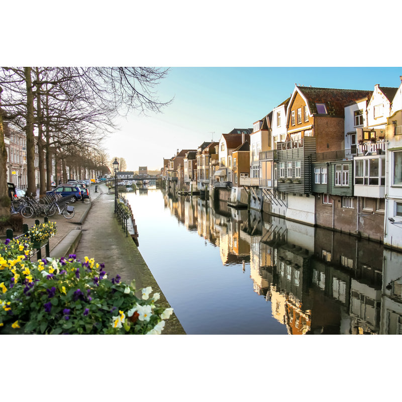 Town Of Gorinchem by NickNick_ko - Wrapped Canvas Print, 30cm H x 46cm W