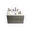 Meuble-lavabo mural de 30 po avec lavabo en céramique et trois trous de robinet, grand meuble-lavabo flottant avec rangement pour salle de bain moderne, pré-assemblé-48514799-48514798