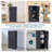 Lockable Storage Cabinet with 3 Adjustable Shelves - Gray - 48 in (1.2 m)-911160000