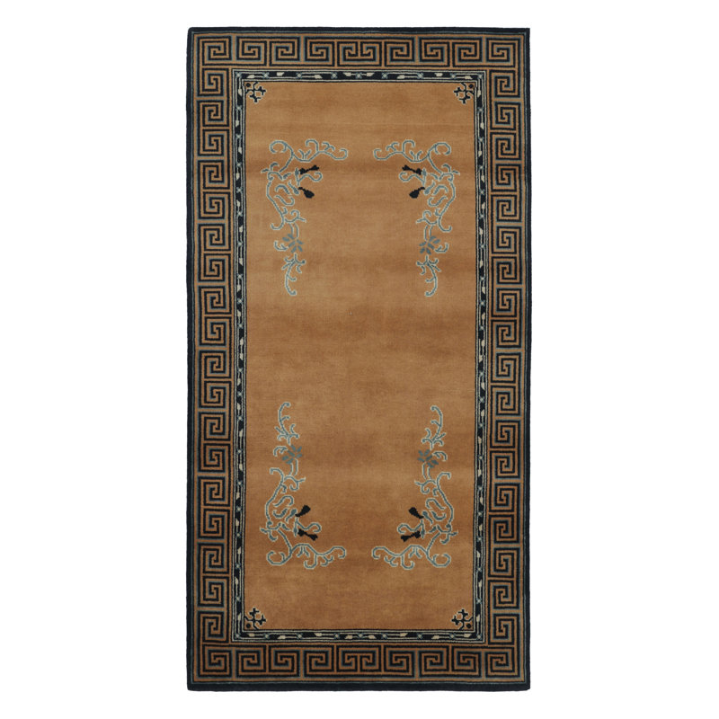 Art Deco One-of-a-Kind 3'3X5'11 Hand Knotted Area Rug