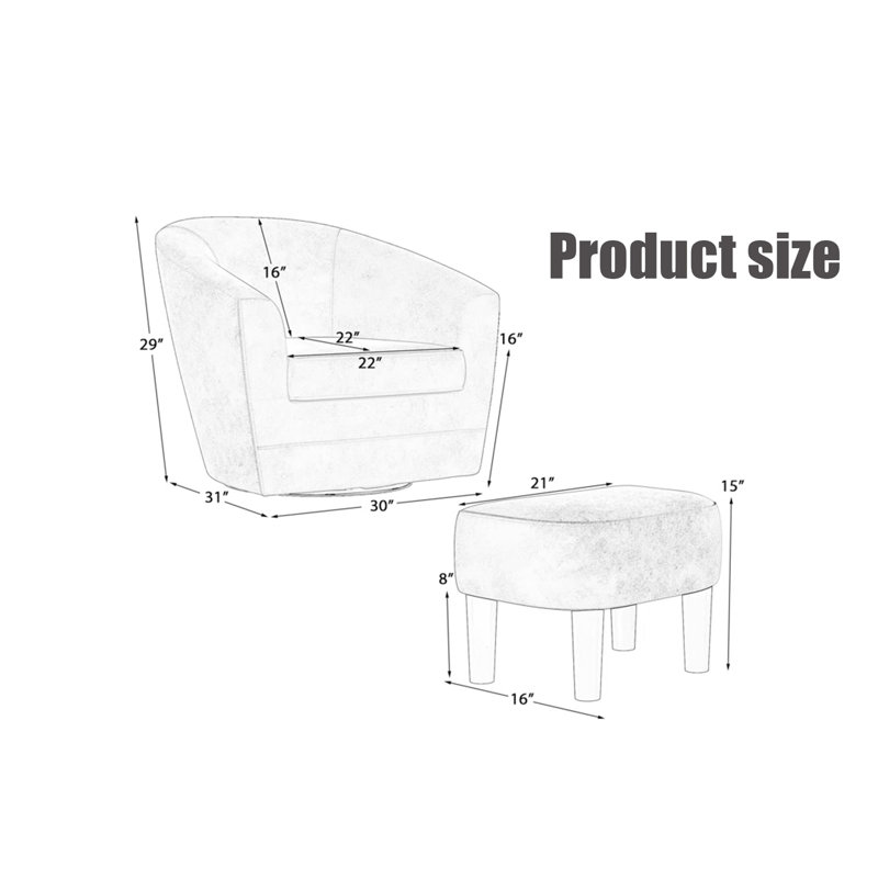 Fauteuil demi-tonneau Heta, Mélange de polyester noir