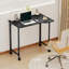 HOMCOM Small Folding Desk on Wheels for Small Space 80-443907531