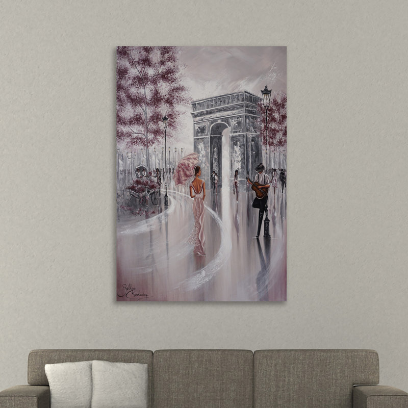 « aperçu, paris iii » par isabella karolewicz-impression sur toile tendue, H 15 po x l 10 po