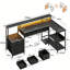 Metal Base Computer Desk