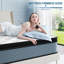 Grand matelas hybride à ressorts ensachés moyen en mousse à mémoire de forme 14 po Larksville-88203286