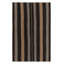 Wool Striped Area Rug in Black/Gray/Beige