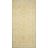 One-of-a-Kind Hand-Knotted 1960s 5'3" x 11' Runner Wool Area Rug in Beige