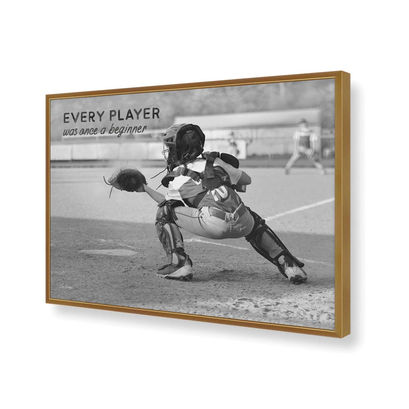 Every Player by Lori Deiter Art Print, 32 W x 24 H, Framed Print, Gold