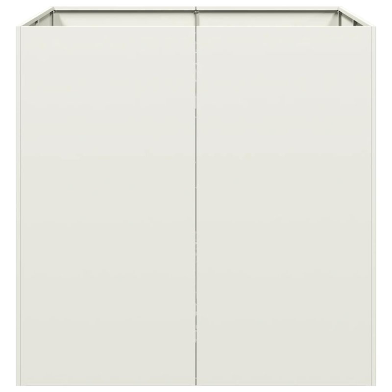 Pot Planter, 80cm H x 80cm W x 80cm D, White