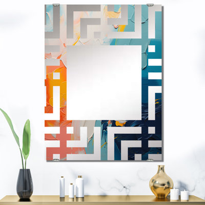 Taito - Miroirs muraux décoratifs peinture abstraite MIR134525