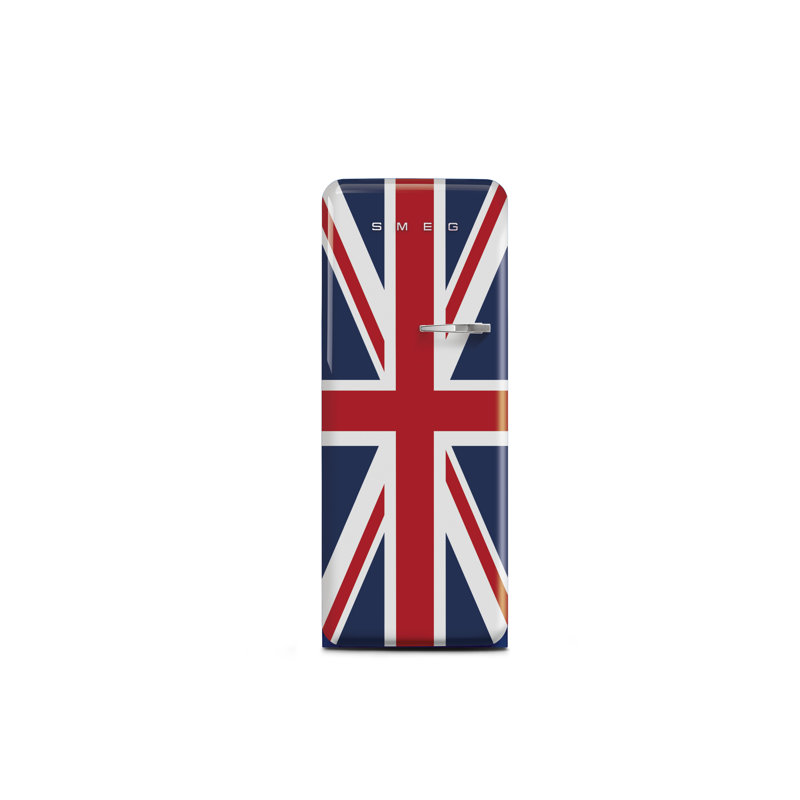 SMEG Congélateur supérieur de 24 po de style années 50 9,92 pieds cubes Energy Star Réfrigérateur, Gauche
