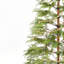 Arbre de Noël artificiel complet 6 pi avec lumières DEL et base en métal