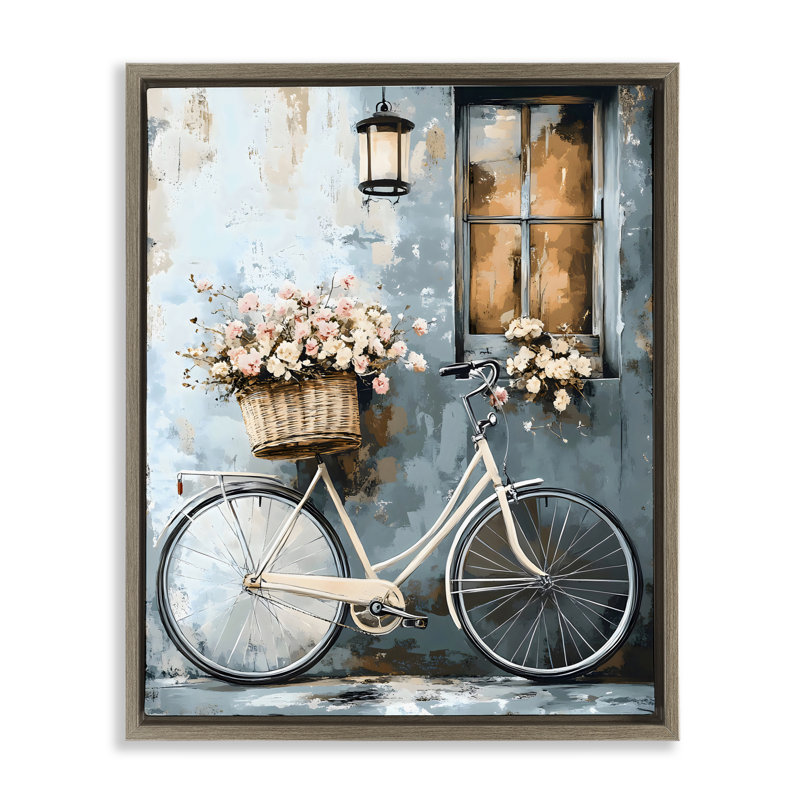 Cadre flottant charmant et charmant pour vélo, design par Creative Studio, Cadre flottant orme Montalcino, H 31 po x l 25 po