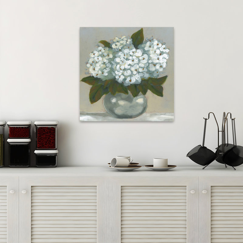 Claire, art floral traditionnel, H 18 po x l 18 po