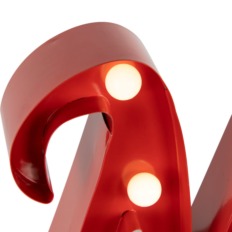 Décoration de Noël lumineuse «Merry» - 20,5 po