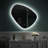 30'' H X 32'' W Wall Mounted Back Light Bathroom Frameless Drop Shape LED Mirror With Anti- Fog And Memory Function