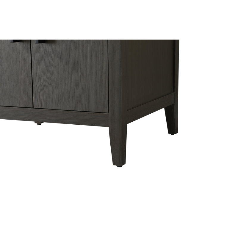 Meuble-lavabo simple 30 po, Brun moka
