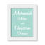 «Mermaid Wishes and Unicorn Dreams», impression sur papier-47848425-47848428