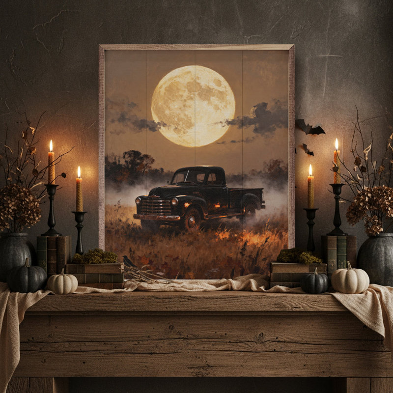 Full Moon Truck, H 10 po x l 8 po