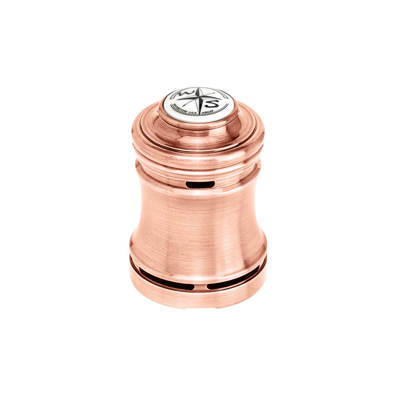 Traditional Single Port Air Gap, Polished Copper