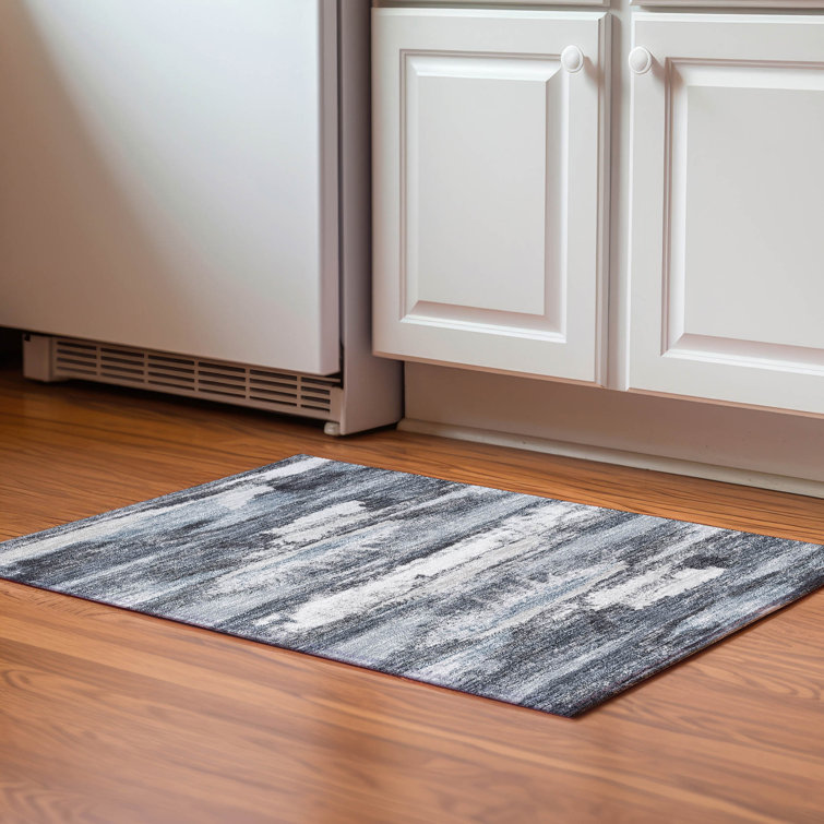 Premium Machine Washable Prisco Gray Rug