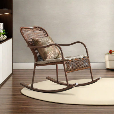 Chaise berçante moderne haut de gamme et confortable