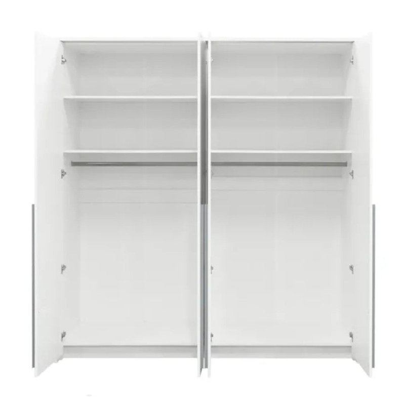 Bonis Manufactured Wood Wardrobe, White