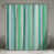 Vert / rayures bleu sarcelle