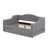 Upholstered Daybed With LED Belt And 2 Drawers-2127173607-2127173601