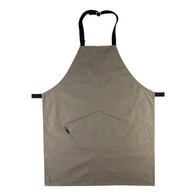 Solid Color Cotton Bib Apron