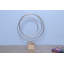 Avruch 44cm Decor Silver  Triple Rings Metal Sculpture