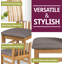 Sorrento 6 -Person Extendable Oak Solid Wood Dining Set-94103715