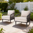 Asheville Patio Aluminum Club Chairs Lounge Chairs With Cushions