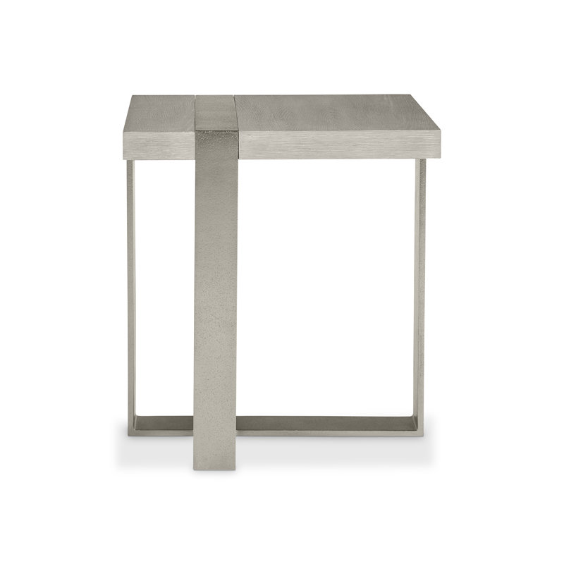 Bernhardt Tempo Metal Base Side Table