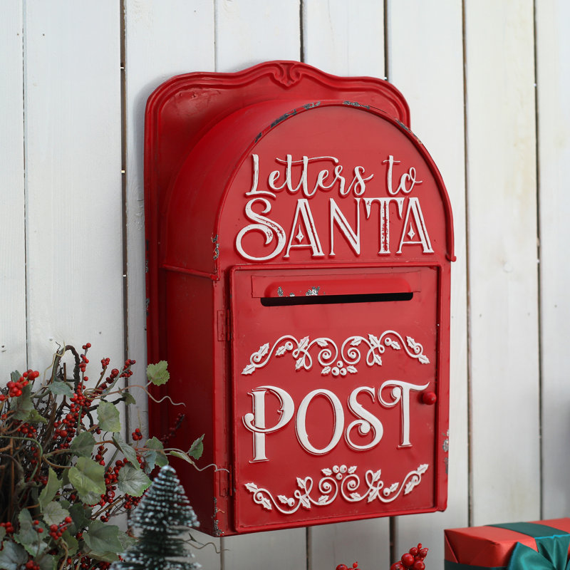 Metal Wall Mounted Post Box