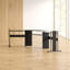 Pauletta L-Shaped Metal Base Computer Desk-37190108