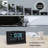 Alarm Clocks For Bedrooms With Battery Backup, Auto Set Digital Clock With Date And Day Of Week, Indoor Temperature Humidity, Moon Phase, Dimmer, Auto DST, USB Port