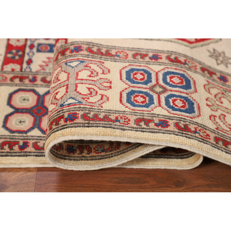 Tapis géométrique à motif oriental Kazak 5