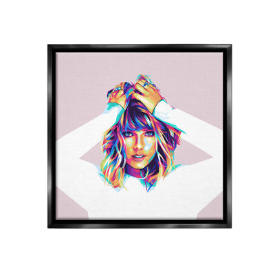 "Taylor with Bold Hues" par Birch & Ink sur toile