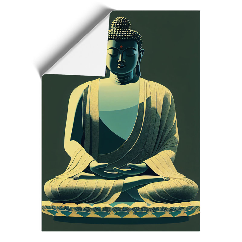Paradise with Buddha - Wall Art, Paper, 42cm H x 29.7cm W