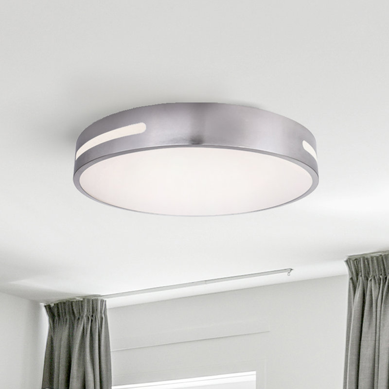 Devontae LED Flush Mount, Brushed Nickel