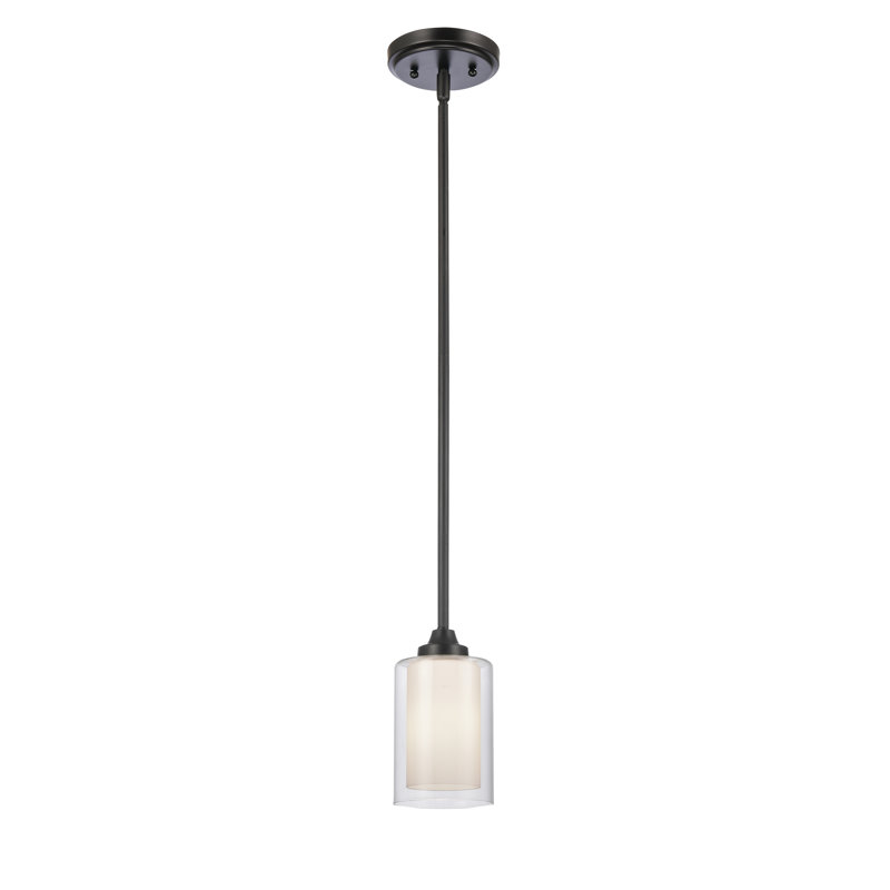 Luminaire suspendu cylindrique à 1 lumière Elenoa