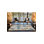 Machine Washable Leaf Patterned Blue and Gray Creative Modern Decorative Area Rug
