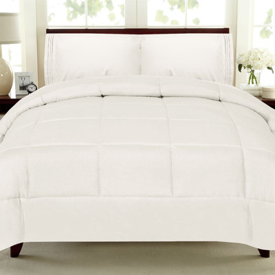 Ensemble d'édredon et de draps toutes saisons 4 pièces / 6 pièces de couleur unie par Sweet Home Collection
