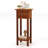 2 Tier Slim Nightstand Bedside Table with Drawer Shelf-1865917456