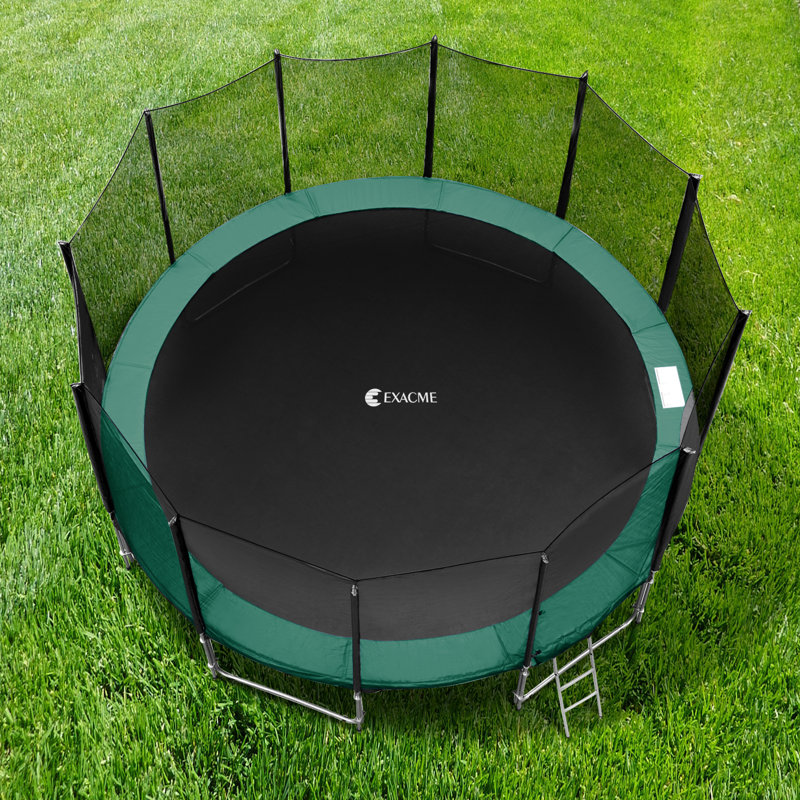 Frame Pad for Trampoline, Waterproof Safety Spring Cover Round Frame Pad, No Hole for Pole, Dark Green
