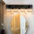 Modern 4-lights Vanity Light With Crystal Accents
