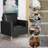 Huffins Faux Leather Armchair