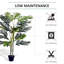 150cm Faux Palm Tree in Cement Pot